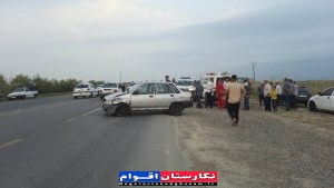 تصادف دو پراید در مراوه‌تپه ۵ مصدوم بر جای گذاشت