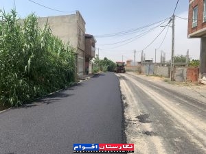 خدمت‌رسانی در گرمای ۵۰ درجه متوقف نشد/ ۱۰ هزار مترمربع از معابر خاکی دو روستای گلستان آسفالت شد