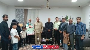 تأکید سرهنگ پهلوانی‌نسب بر تکریم خانواده‌های شهدا؛ «دیدار با شما، افتخار و وظیفه‌ی ماست»